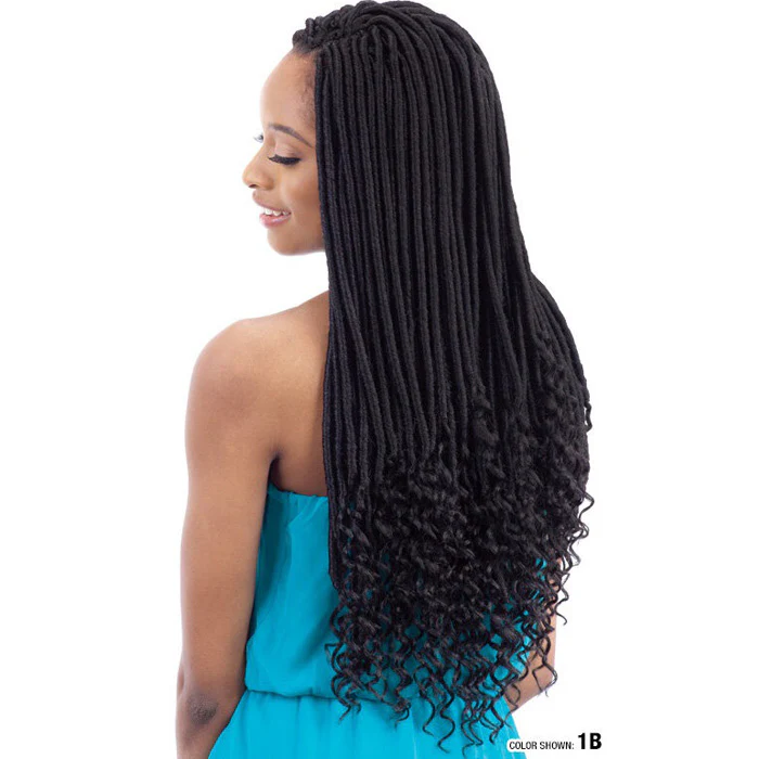 Freetress Pre-Looped Crochet Braid - STRAIGHT GORGEOUS LOC 12/18" - Image 3