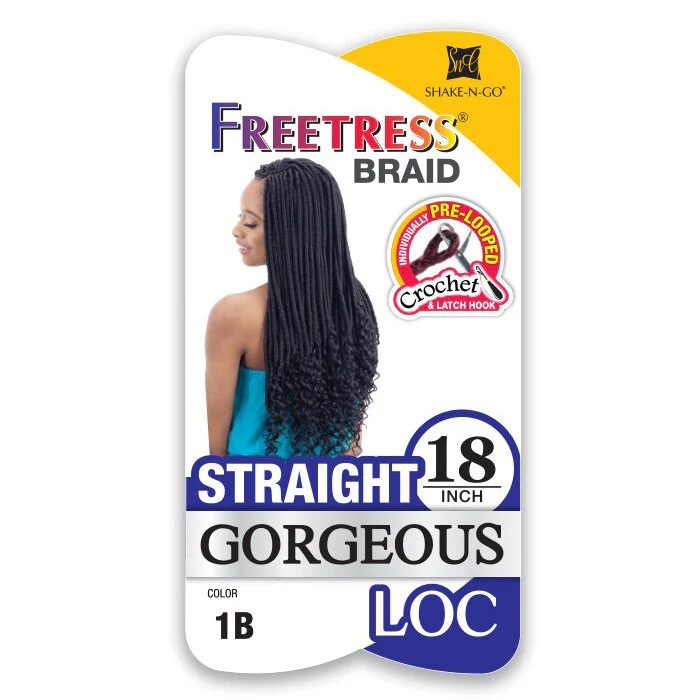 Freetress Pre-Looped Crochet Braid - STRAIGHT GORGEOUS LOC 12/18" - Image 5