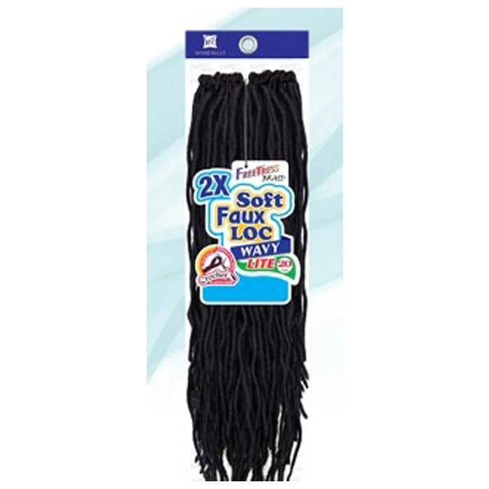 Freetress Pre-Looped Crochet Braids - 2X SOFT WAVY FAUX LOC 12" - Image 3