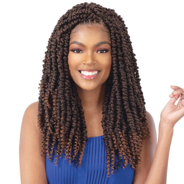 Freetress Pre-Looped Crochet Braids - 3X LARGE PASSION TWIST 14" - Image 4