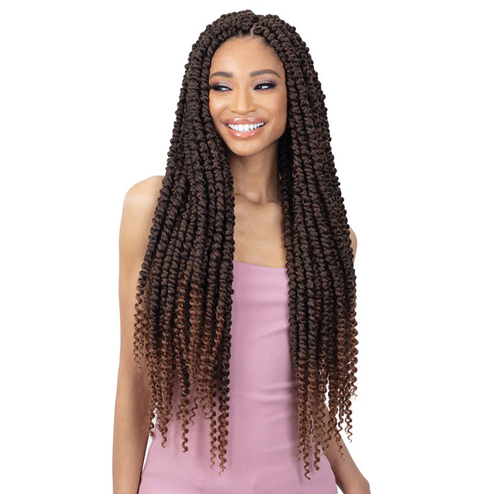 Freetress Pre-Looped Crochet Braids - 3X LARGE PASSION TWIST 24" - Image 2