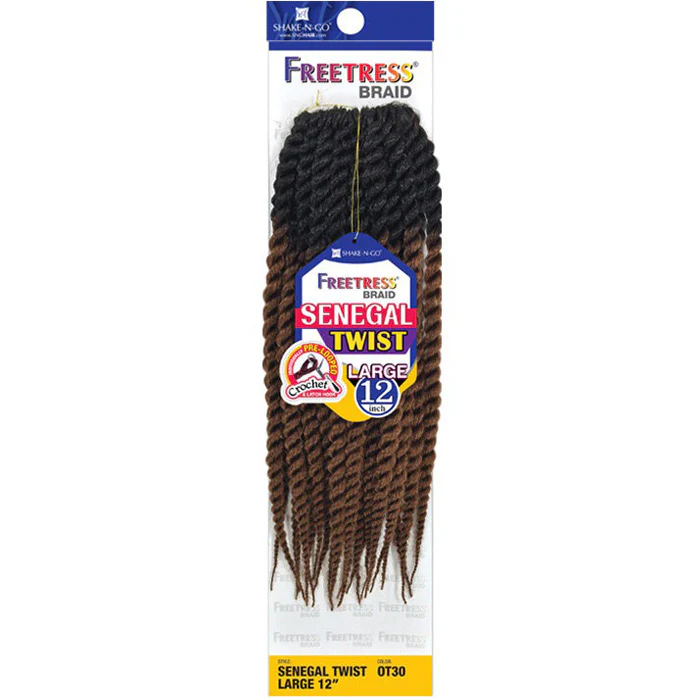 Freetress Pre-Looped Crochet Braids - SENEGAL TWIST LARGE 12" - Image 4