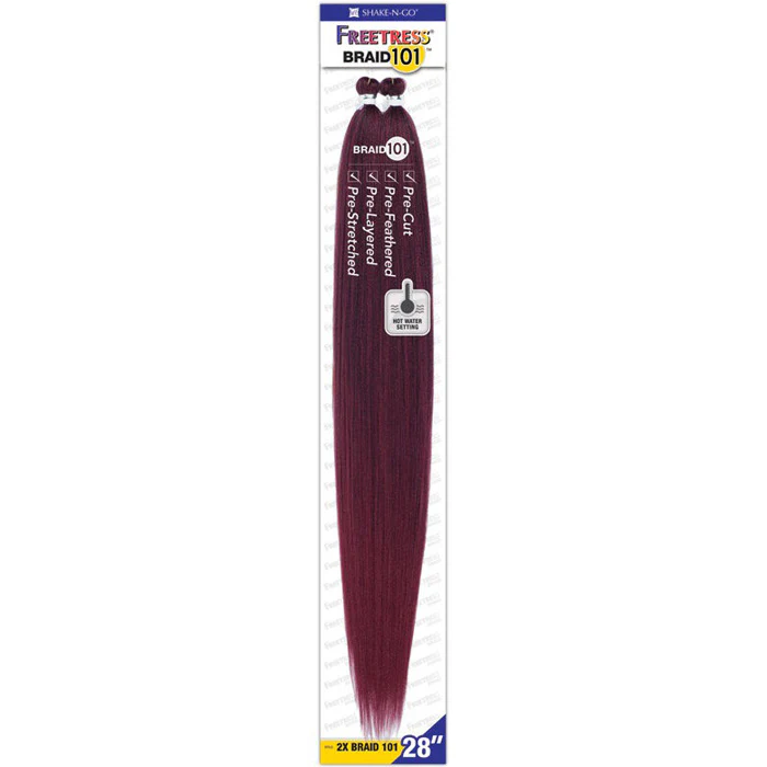 Freetress Pre- Stretched Braid 101 - 2X BRAID 101 18"/24" - Image 7