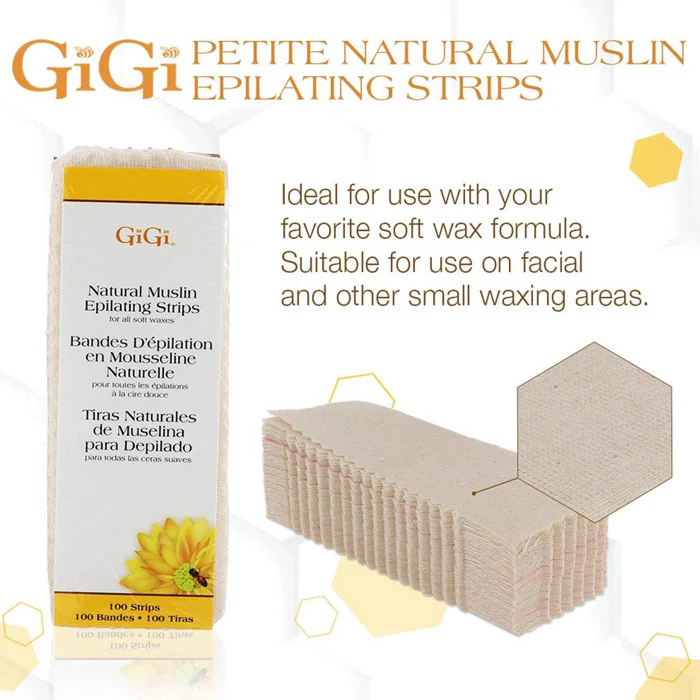 GiGi Natural Muslin Epilating & Applicators Combo Pack - Image 3