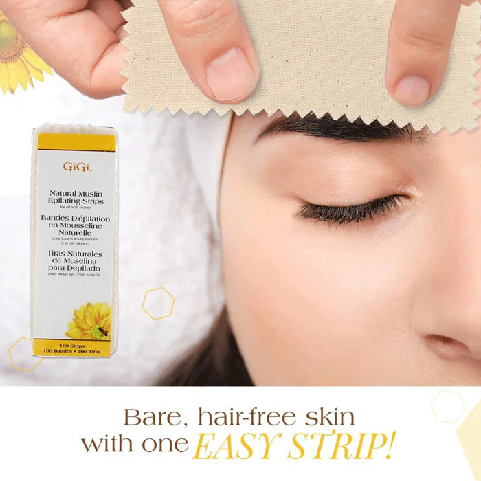 GiGi Natural Muslin Epilating & Applicators Combo Pack - Image 4
