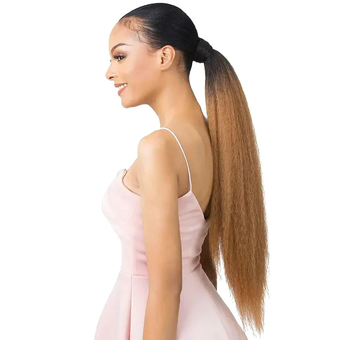 Goldntree Wrap Ponytail - KINKY STRAIGHT 26" - Image 2