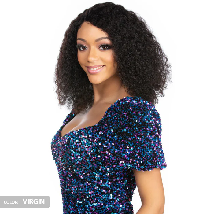 Harlem 125 5 Star Master 100% Virgin Human Hair Indian Remi Wet & Wavy 4" HD Lace Front Wig - DEEP 18" - Image 3