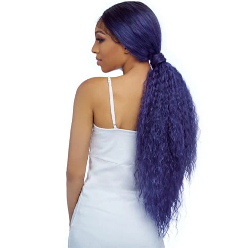 Harlem 125 Ultra HD Undetectable Lace Wig Sleek Ponytail - LH012 - Image 3