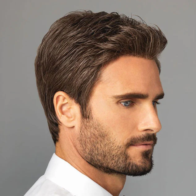 HIM Men's Collection Hand-Tied Lace Front Wig - STYLE - Image 4