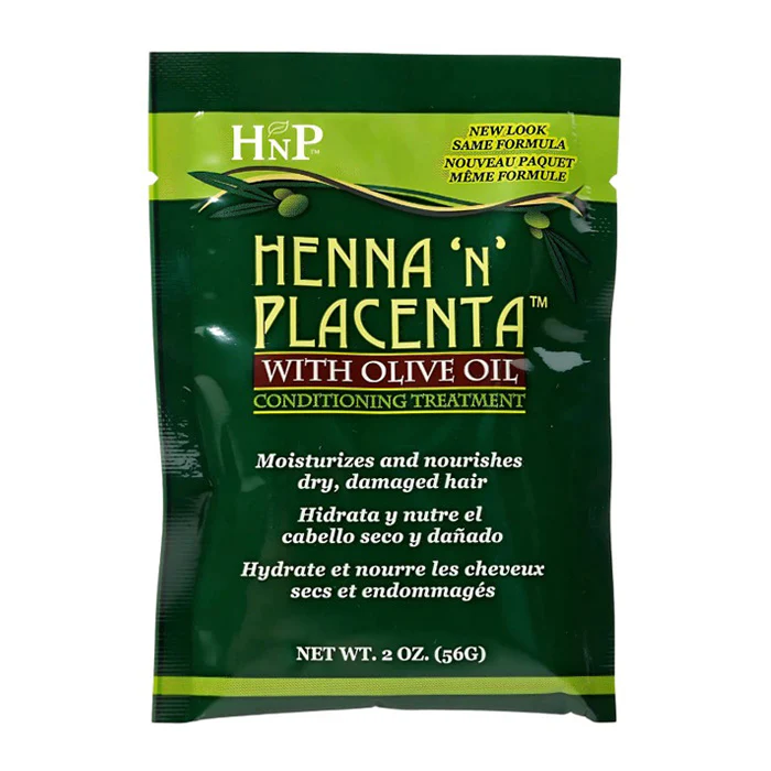 HNP Hask Henna 'N' Placenta Conditioning Treatment - OLIVE OIL 2 oz