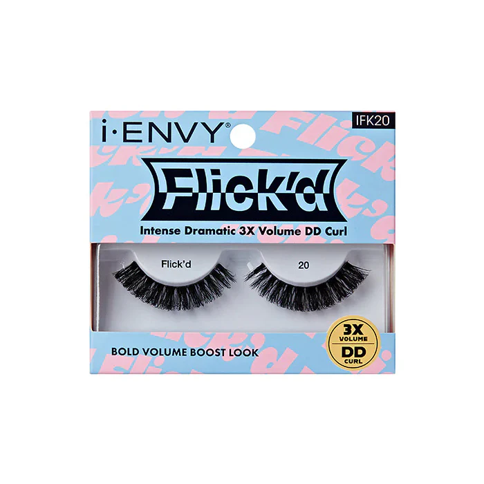 i-Envy by Kiss Flick'd Intense Dramatic 3X DD Curl Eyelashes - Image 10