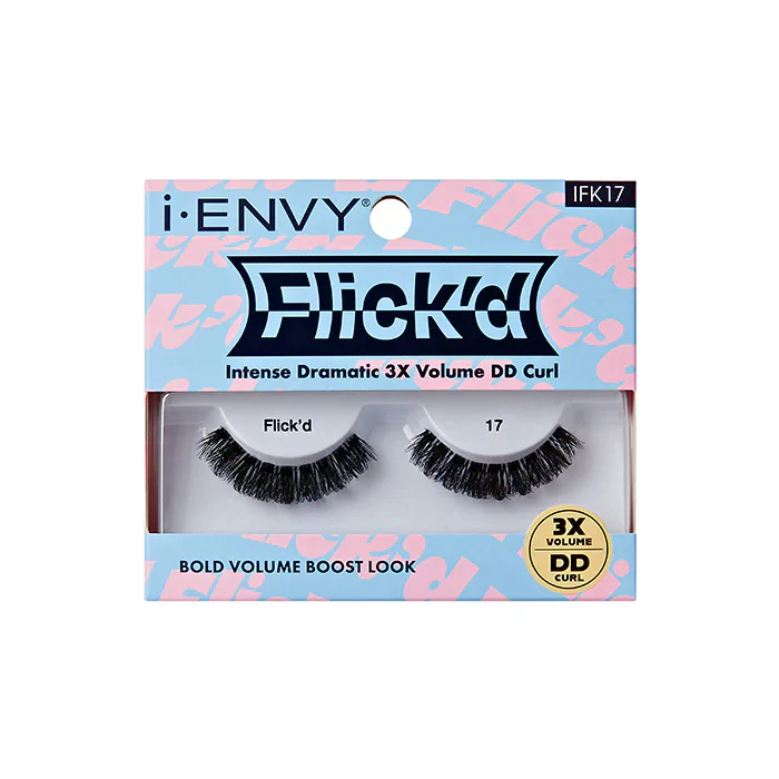 i-Envy by Kiss Flick'd Intense Dramatic 3X DD Curl Eyelashes - Image 7