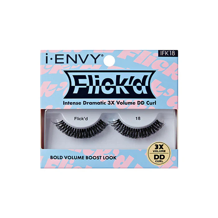 i-Envy by Kiss Flick'd Intense Dramatic 3X DD Curl Eyelashes - Image 8
