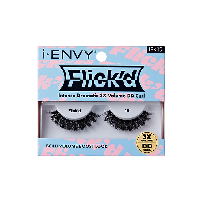i-Envy by Kiss Flick'd Intense Dramatic 3X DD Curl Eyelashes - Image 9
