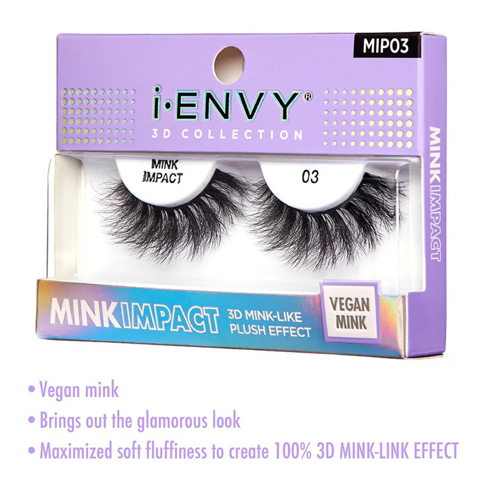 iENVY By Kiss 3D Collection Mink-Like Lashes - MINK IMPACT - Image 10