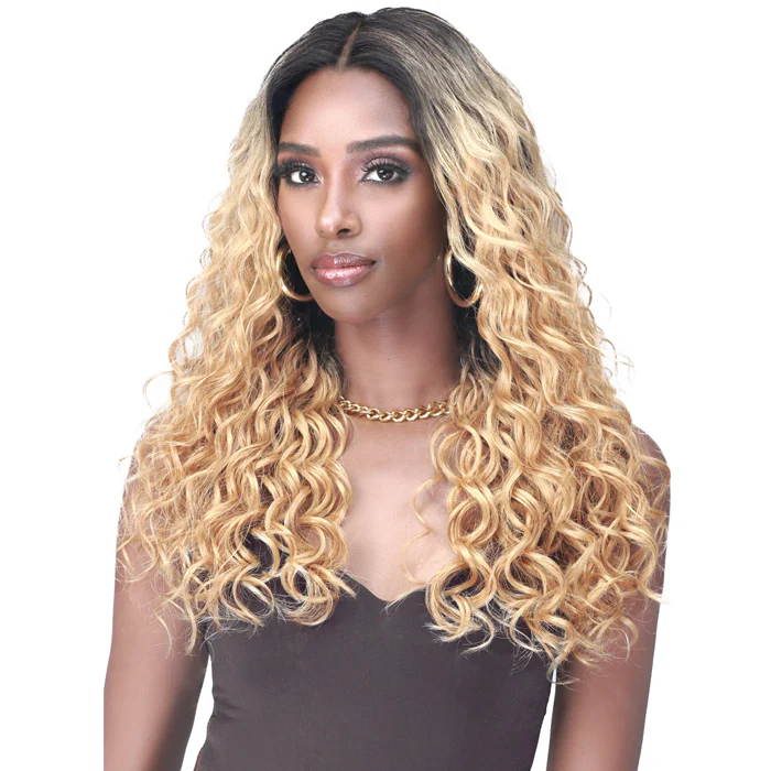 Indiremi 100% Virgin Remy Human Hair 13x4 Deep Lace Front Wig - MHRLF019 DEEP CURL 20" - By Bobbi Boss
