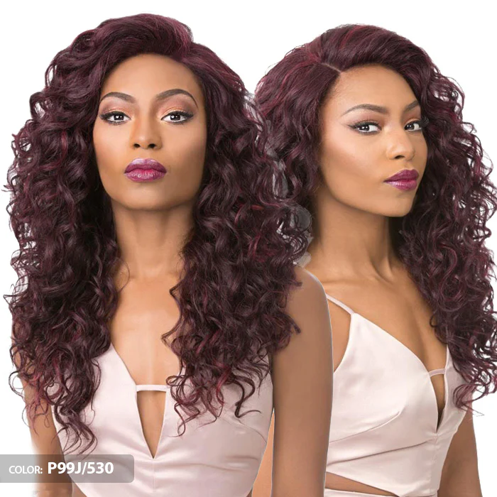 It's a Wig 360 All-Round 100% Human Hair Premium Mix Deep Lace Front Wig 360 LACE AGITA - Image 3