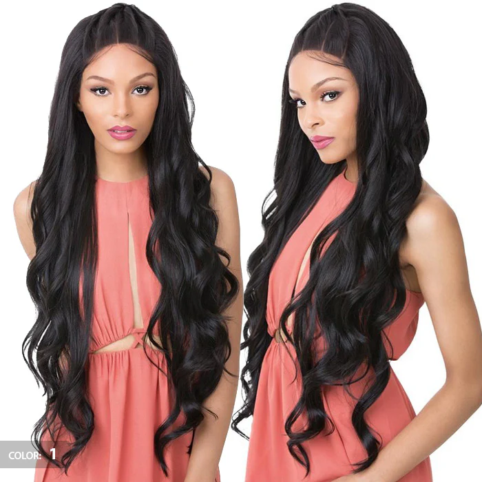 It's a Wig 360 All-Round 100% Human Hair Premium Mix Deep Frontal Lace Wig - ADIRA - Image 2