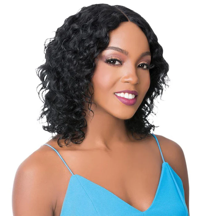 It's a Wig Brazilian Human Hair Swiss Lace Front Wig - WET N WAVY MIRROR - Image 2