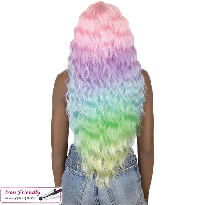 It's A Wig Unicorn Color Lace Front Wig - SUN DANCE - Image 6
