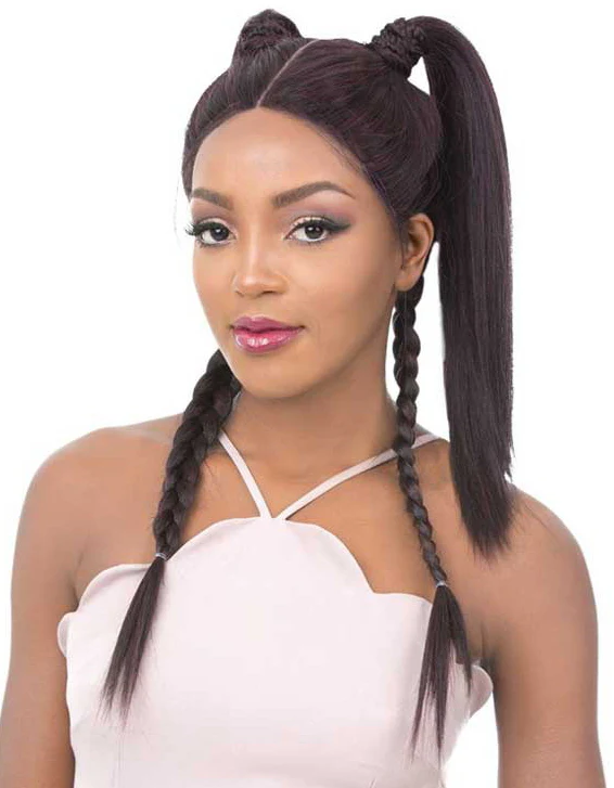 It's A Wig Vixen X 100% Human Hair Premium Mix X-Part Lace Wig - VIXEN X YAKI STRAIGHT - Image 12