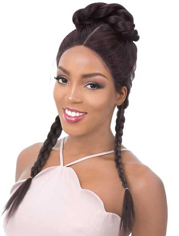 It's A Wig Vixen X 100% Human Hair Premium Mix X-Part Lace Wig - VIXEN X YAKI STRAIGHT - Image 9
