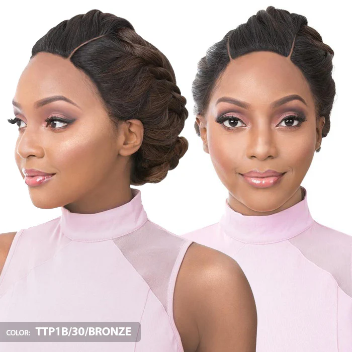 It's A Wig Vixen Y 100% Human Hair Premium Mix Y-Part Lace Wig - VIXEN Y YAKI STRAIGHT - Image 4