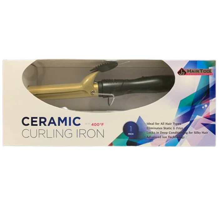 J2 Professional Ceramic Curling Iron 1"