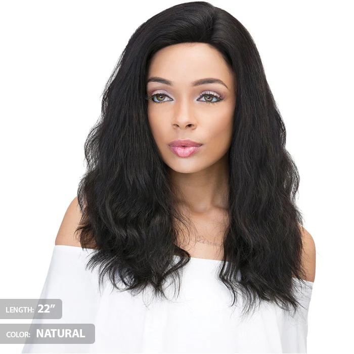 Janet Collection 100% Natural Virgin Remi Human Hair 360 LACE NATURAL WIG 14/18/20/22/26 Inch - Image 2