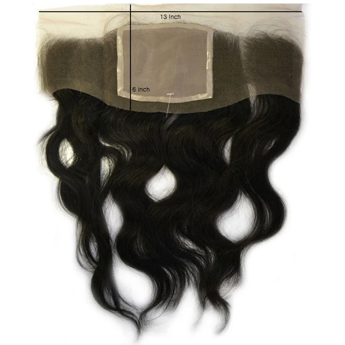 Janet Collection 100% Natural Virgin Remy Human Hair 12x4 Lace Closure - NATURAL 14" - Image 3