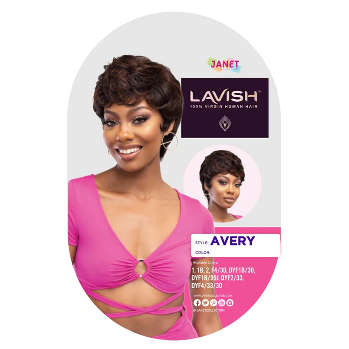 Janet Collection 100% Virgin Human Hair Full Wig - AVERY - Image 5