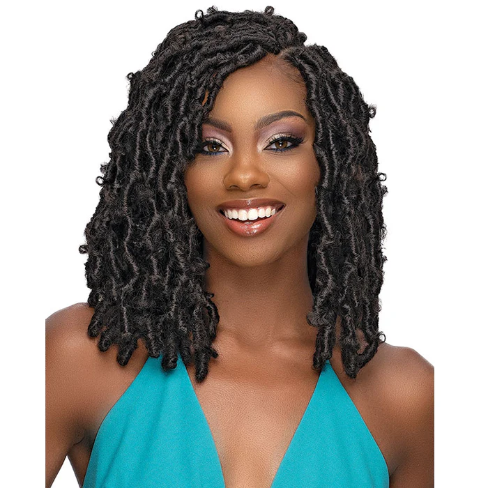 Janet Collection Nala Tress Looped Crochet Braids - 3X GYPSY BUTTERFLY LOCS 10/12/14" - Image 3