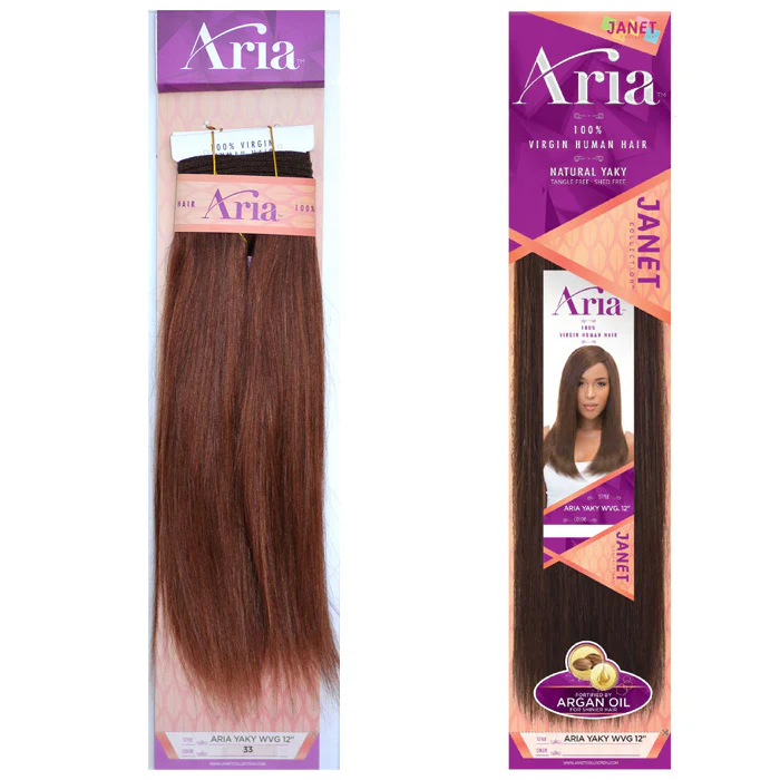 Janet Collection Aria 100% Virgin Human Hair Weave - ARIA YAKY WVG 8/10/12/14/16/18" - Image 5