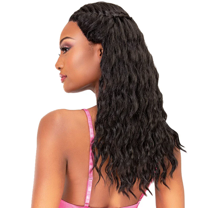 Janet Collection Braided Extended Part Swiss Lace Front Wig - LAYLA - Image 3