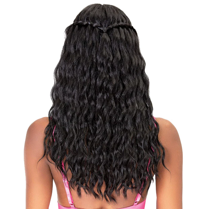 Janet Collection Braided Extended Part Swiss Lace Front Wig - LAYLA - Image 5