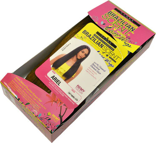 Janet Collection Brazilian Scent Human Hair Blend Lace Part Front Wig - ARIEL - Image 5