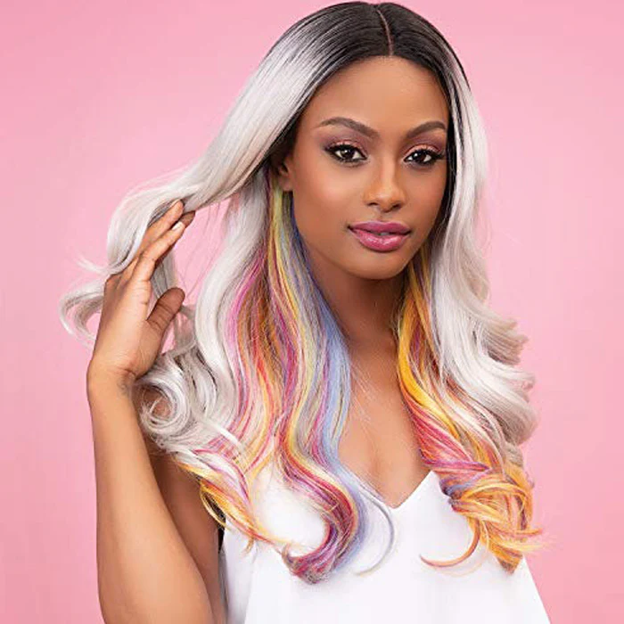 Janet Collection Color Me Deep Part Lace Wig - LOVELY - Image 5