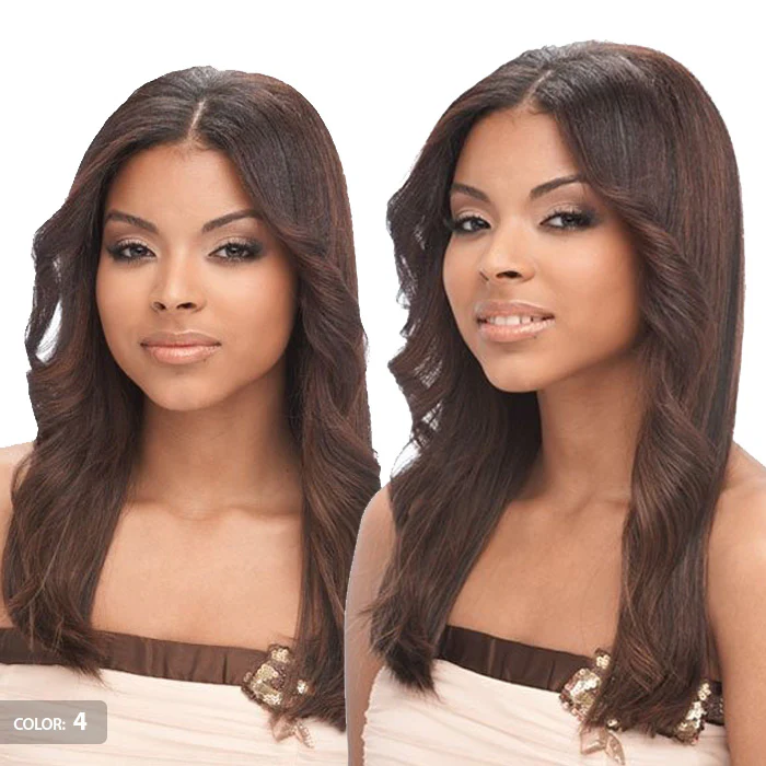 Janet Collection Encore Human Hair Blend Weave - NEW YAKY 10-24" - Image 2