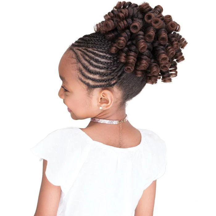 Janet Collection Everytime Kids Drawstring Ponytail - LOVELY KID WAND CUR D/S - Image 4