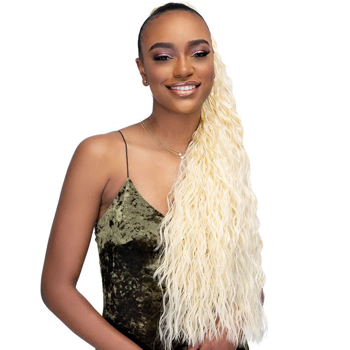 Janet Collection Everytime Noir Drawstring Ponytail - GUAVA D/S - Image 5