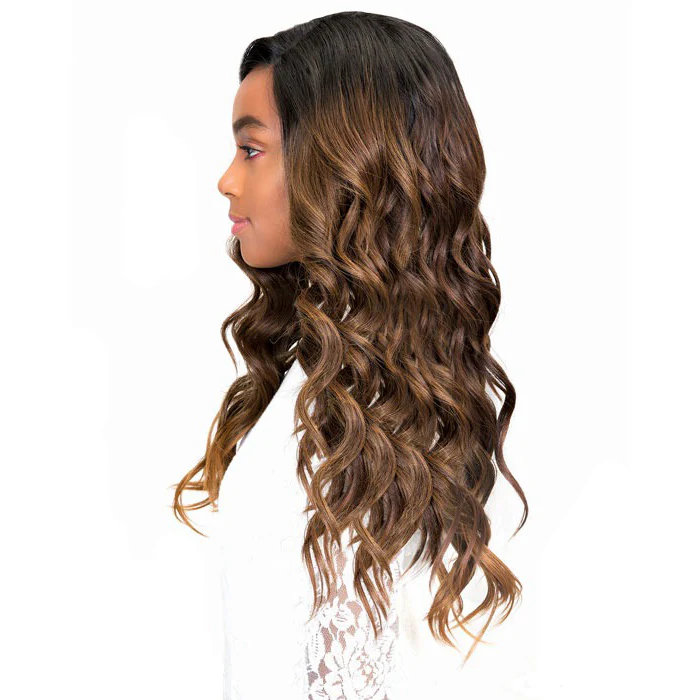 Janet Collection Human Hair Blend Princess 4x4" Lace Front Wig - CHELSEA - Image 3