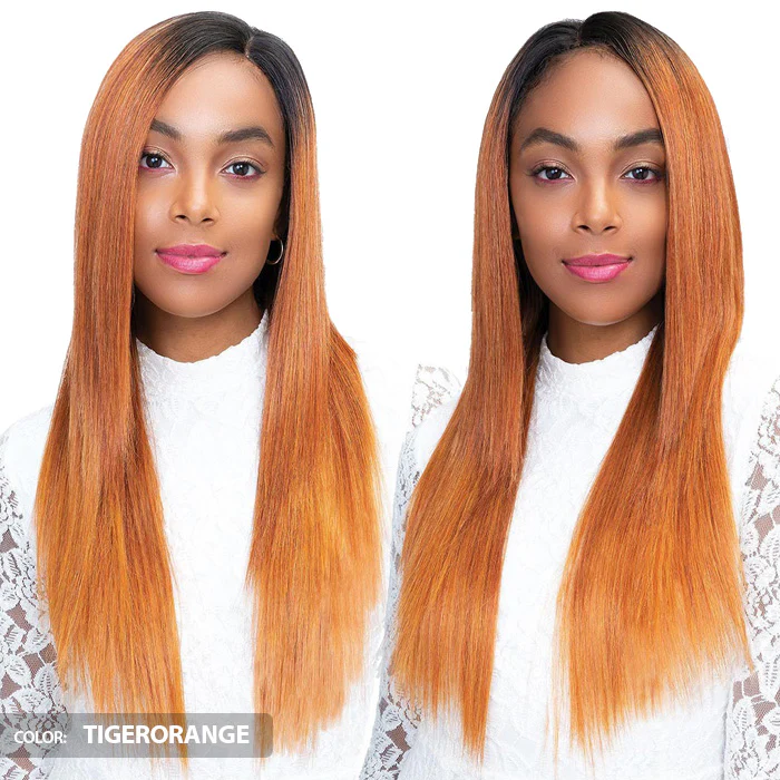 Janet Collection Human Hair Blend Princess 4x4" Lace Front Wig - TAYLOR - Image 2
