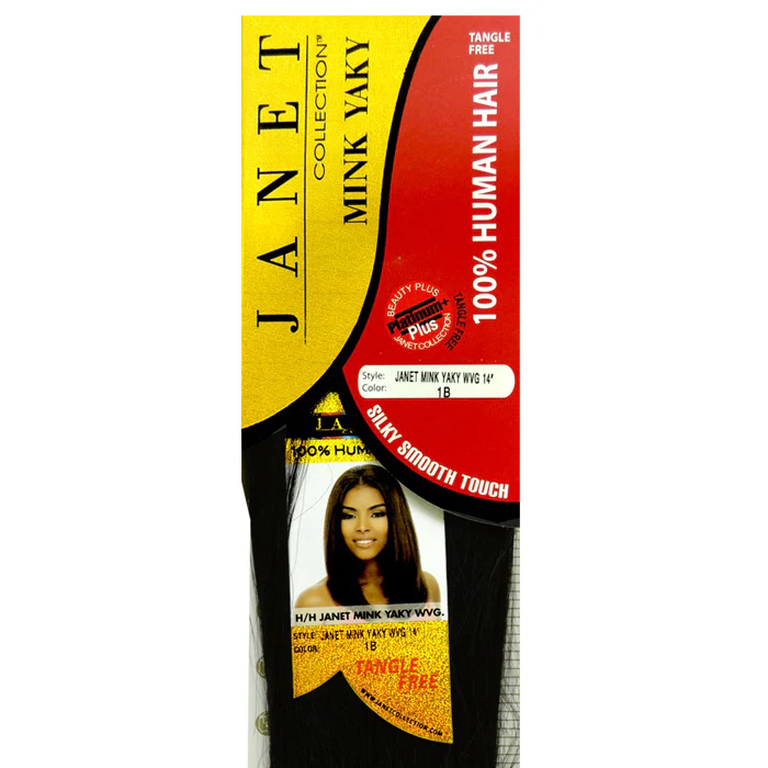 Janet Collection Human Hair Weave - MINK YAKY 12/16/18" - Image 3