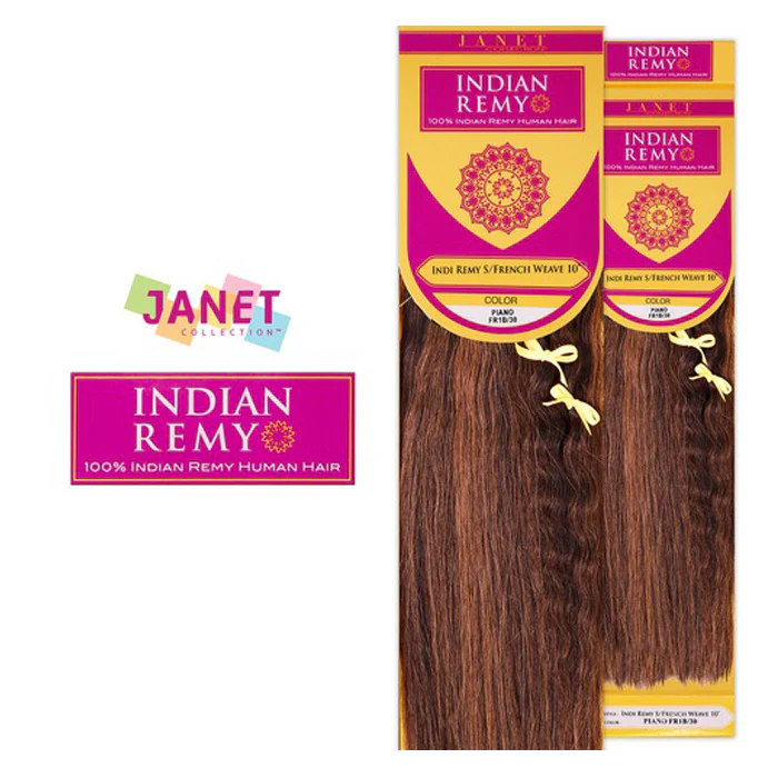 Janet Collection INDIAN REMI Wet & Wavy 100% Remy Human Hair Weave - SUPER FRENCH 12/14/16" - Image 3