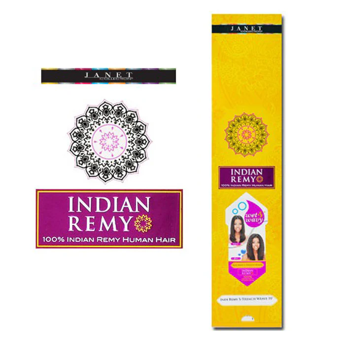 Janet Collection Indian Remy 100% Remy Human Hair Weave - YAKY 14/24" - Image 2