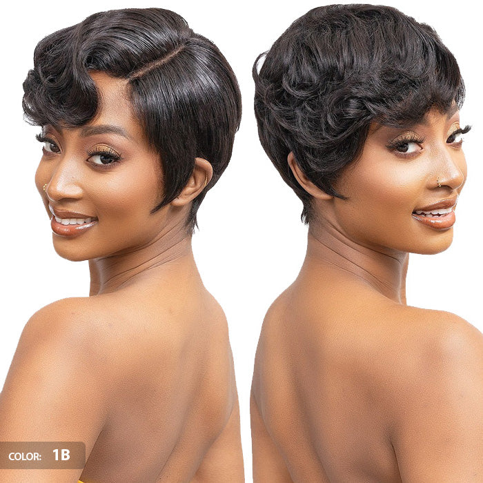 Janet Collection Lavish 100% Virgin Human Hair Deep Part Lace Front Wig - ALVA - Image 2