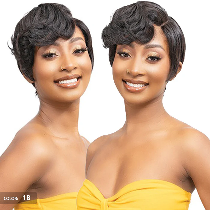 Janet Collection Lavish 100% Virgin Human Hair Deep Part Lace Front Wig - ALVA - Image 3