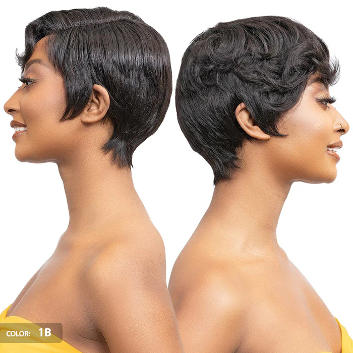 Janet Collection Lavish 100% Virgin Human Hair Deep Part Lace Front Wig - ALVA - Image 4