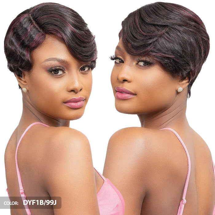 Janet Collection Lavish 100% Virgin Human Hair Deep Part Lace Front Wig - DAMARI - Image 2