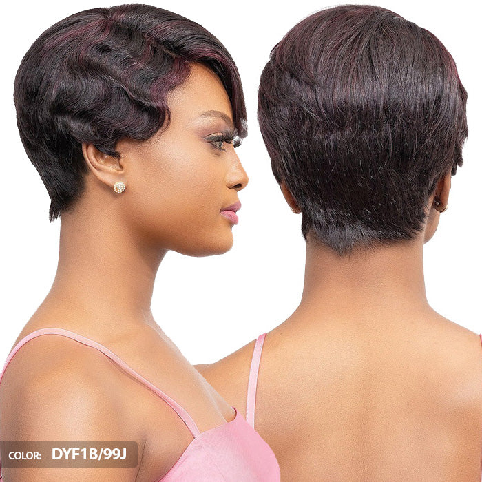 Janet Collection Lavish 100% Virgin Human Hair Deep Part Lace Front Wig - DAMARI - Image 3